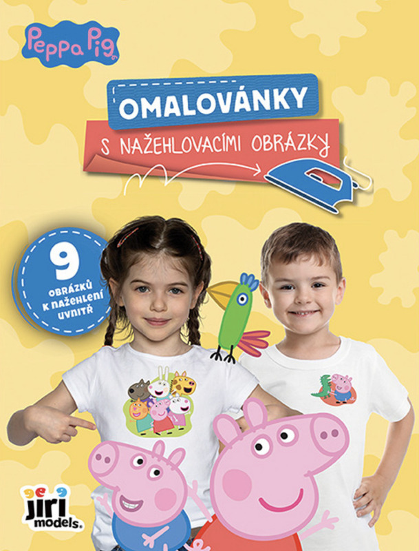 Jiri Models Omalovánky s nažehlovacími obrázky prasátko Peppa Pig