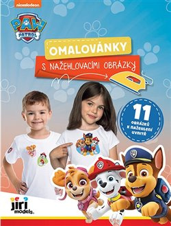 Omalovánka s nažehlovacími obrázky Paw Patrol