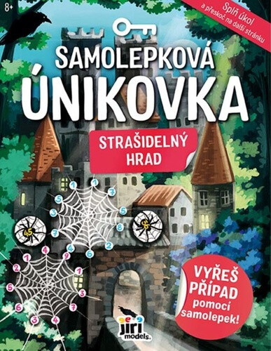 Samolepková únikovka Strašidelný hrad