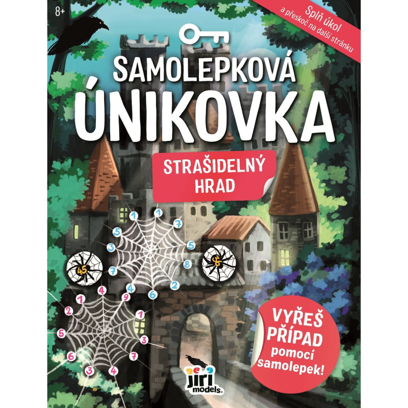 Samolepková únikovka Strašidelný hrad
