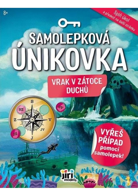 Samolepková únikovka Vrak v zátoce Duchů