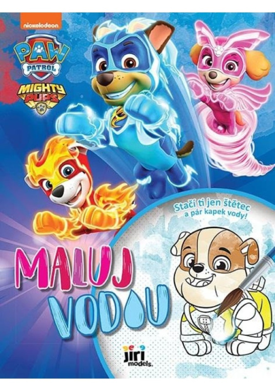 Maluj vodou A4 Tlapková patrola