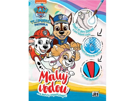 Maluj vodou A4 Tlapková patrola