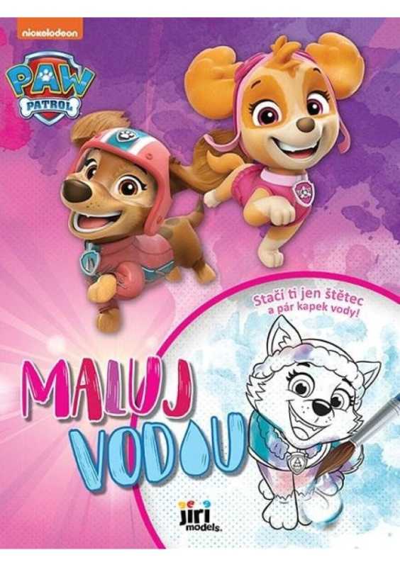 Maluj vodou A4 Tlapková patrola