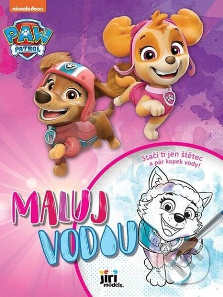 Maluj vodou A4 Tlapková patrola