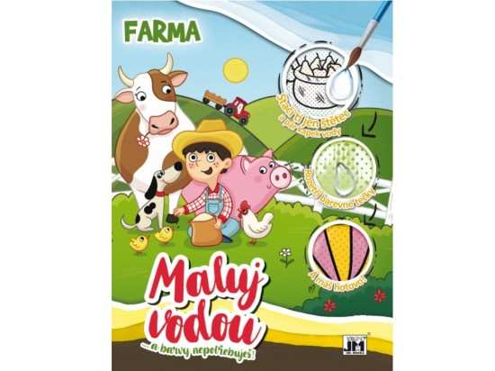 Maluj vodou A4 - Farma