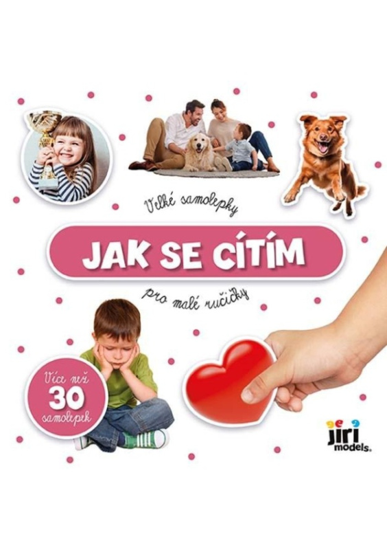 Velké samolepky pro malé ručičky Jak se cítím