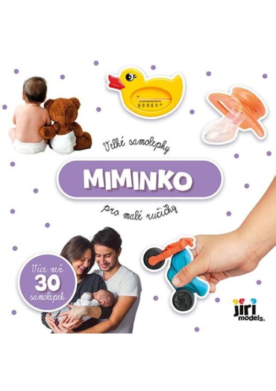 Velké samolepky pro malé ručičky Nové miminko