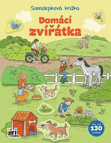 Samolepková knížka Domácí zvířátka JIRI MODELS a. s.
