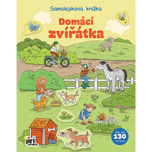 Samolepková knížka Domácí zvířátka JIRI MODELS a. s.
