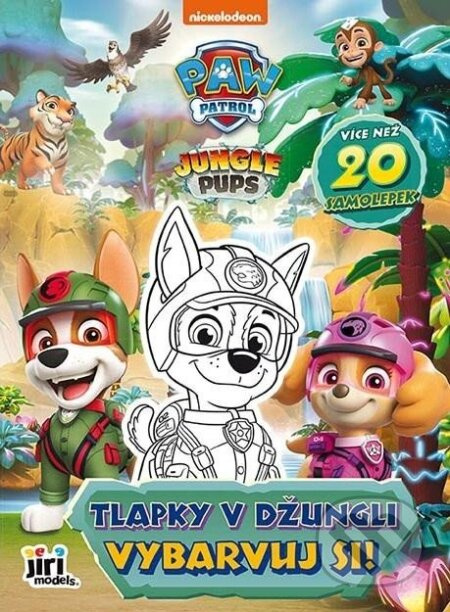 Vybarvuj si! Tlapková Patrola Tlapky v džungli