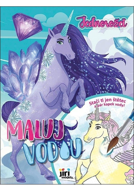 Jednorožci Maluj vodou A4