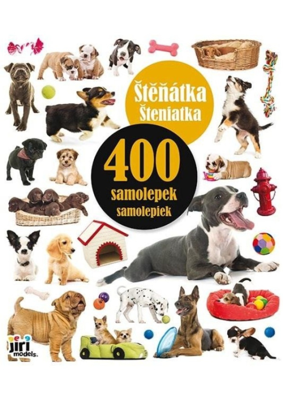 400 samolepek Štěňátka