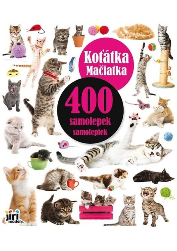 400 samolepek Koťátka