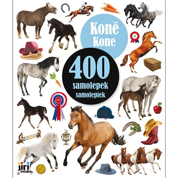 400 samolepek Koně