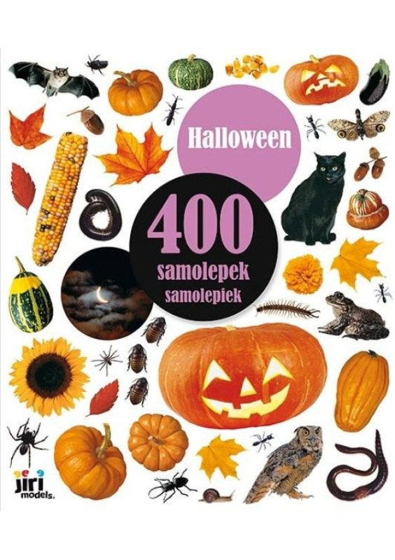 400 samolepek Halloween