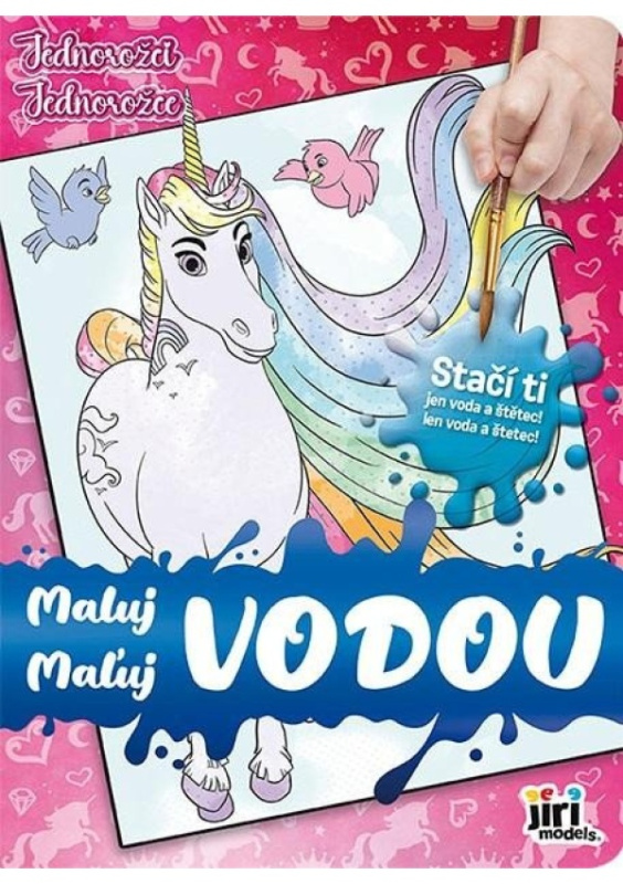 Maluj vodou Jednorožci