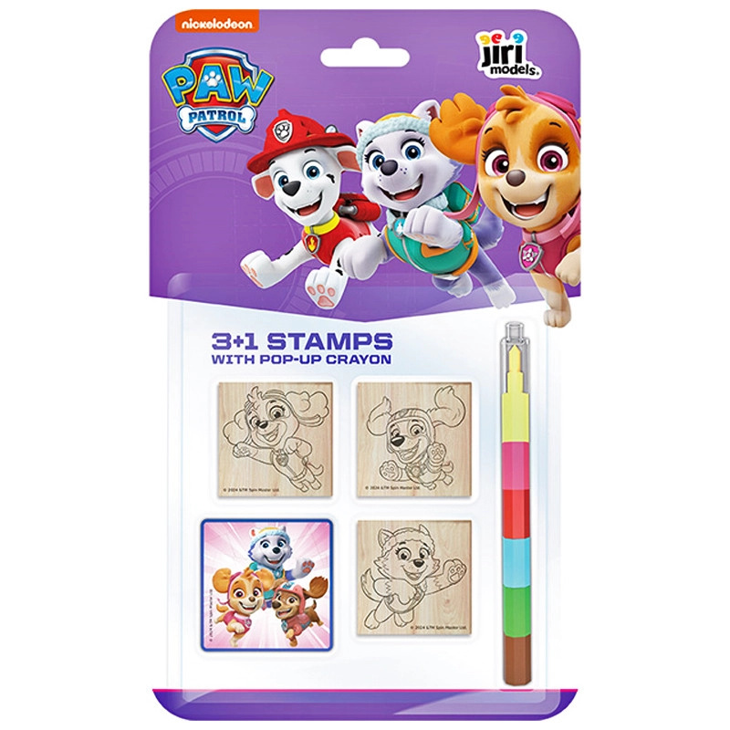 Razítka 3+1 s voskovkou Tlapková patrola Skye