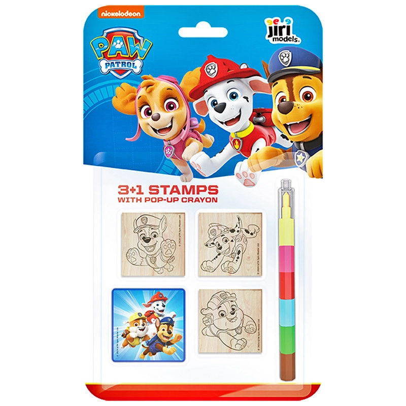 Razítka 3+1 s voskovkou Tlapková patrola Chase