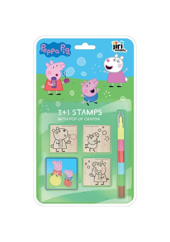 Razítka 3+1 s voskovkou Prasátko Peppa