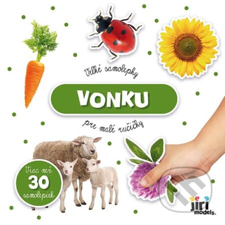 Veľké samolepky pre malé ručičky: Vonku - kniha z kategorie Samolepky