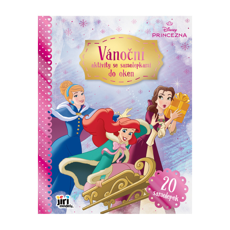 Vánoční aktivity se samolepkami do oken Princezny