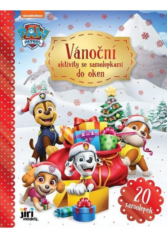 Vánoční aktivity se samolepkami do oken Tlapková patrola