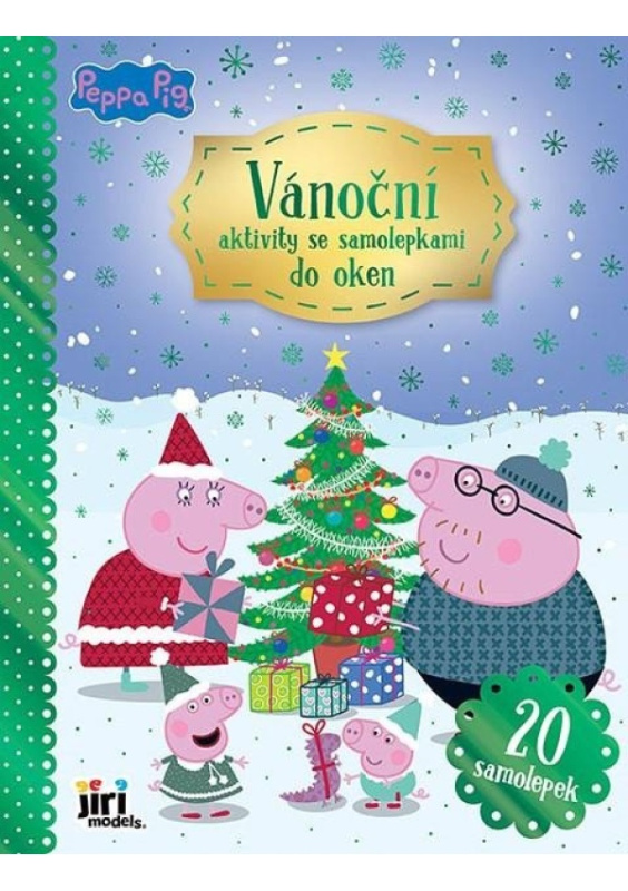 Vánoční aktivity se samolepkami do oken Peppa