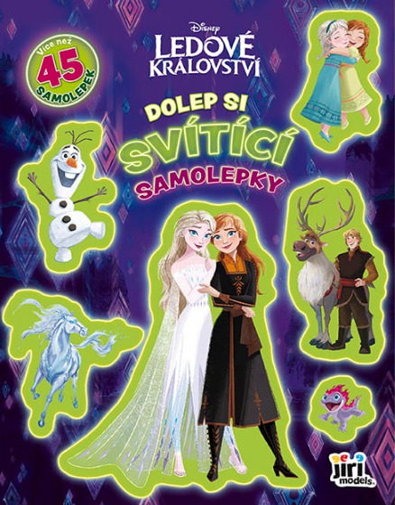 Dolep si svítící samolepky Ledové království JIRI MODELS a. s.