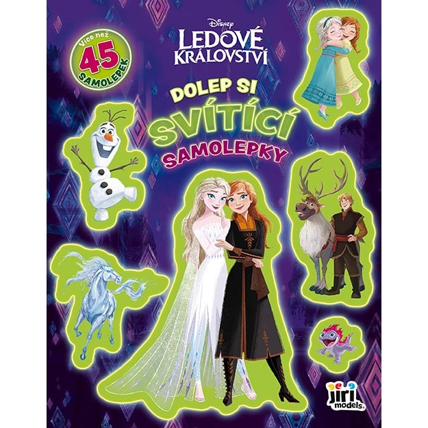 Dolep si svítící samolepky Ledové království JIRI MODELS a. s.
