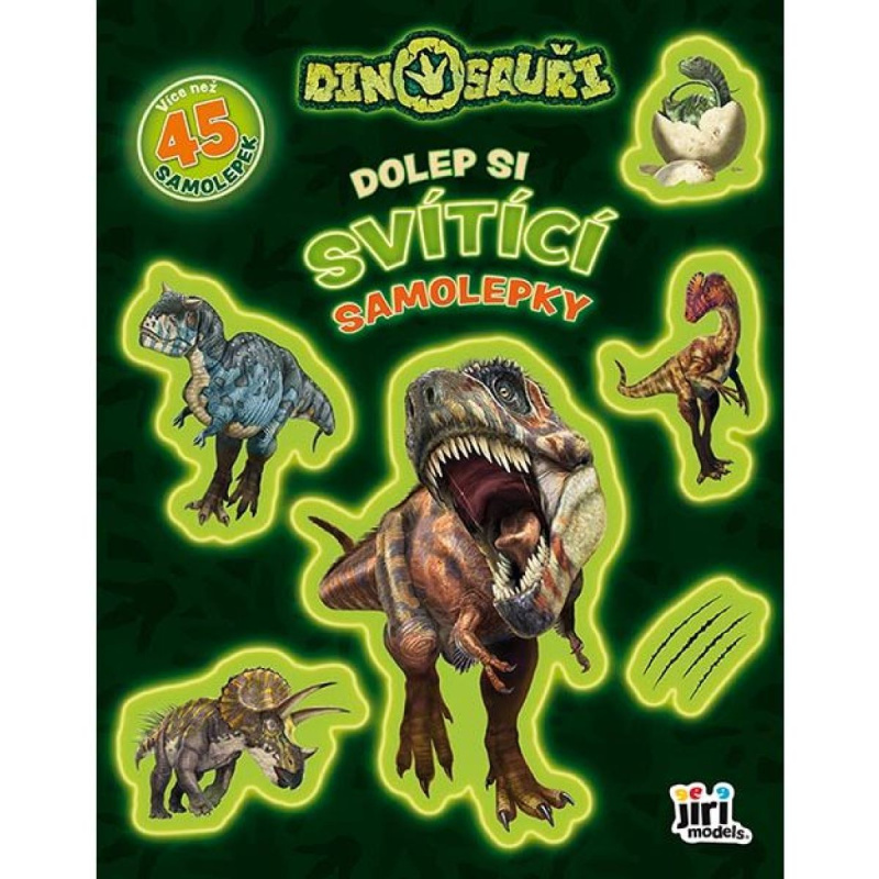 Dolep si svítící samolepky Dinosauři JIRI MODELS a. s.
