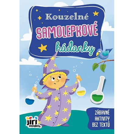 Kouzelné samolepkové hádanky - kouzelník