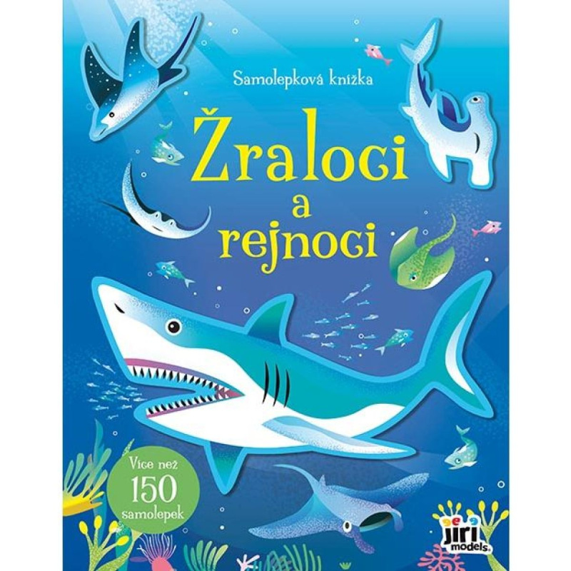 Samolepková knížka Žraloci a rejnoci JIRI MODELS a. s.