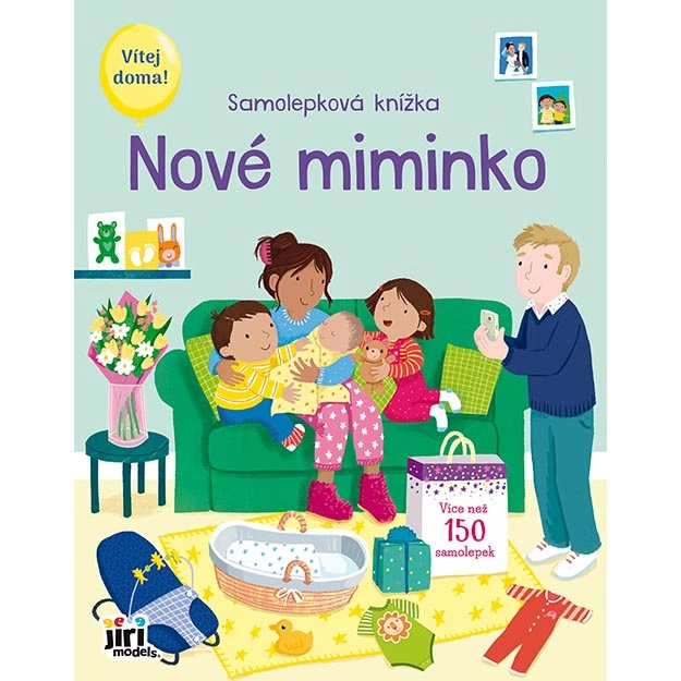 Samolepková knížka Nové miminko JIRI MODELS a. s.
