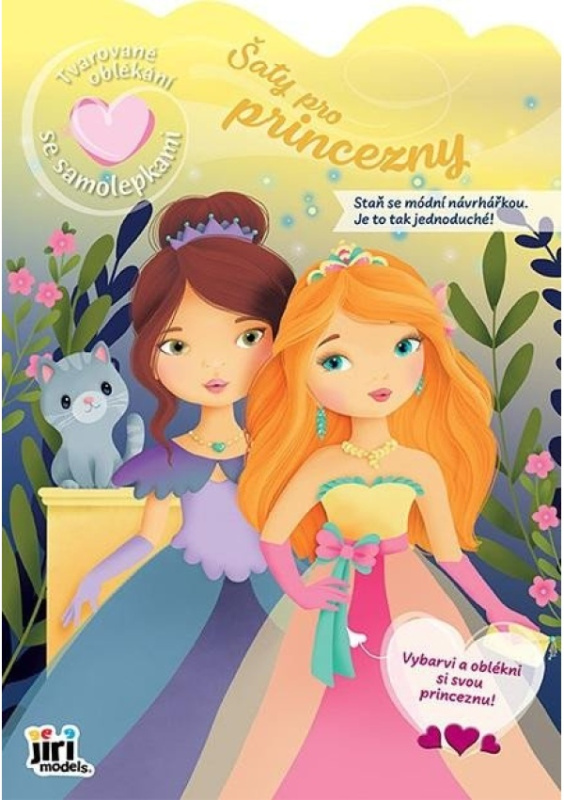 Šaty pro princezny - Tvarované oblékání se samolepkami JIRI MODELS a. s.