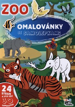 Omalovánka A4 se samolepkami ZOO
