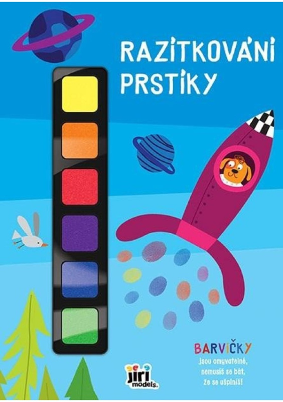 Razítkování prstíky Raketa