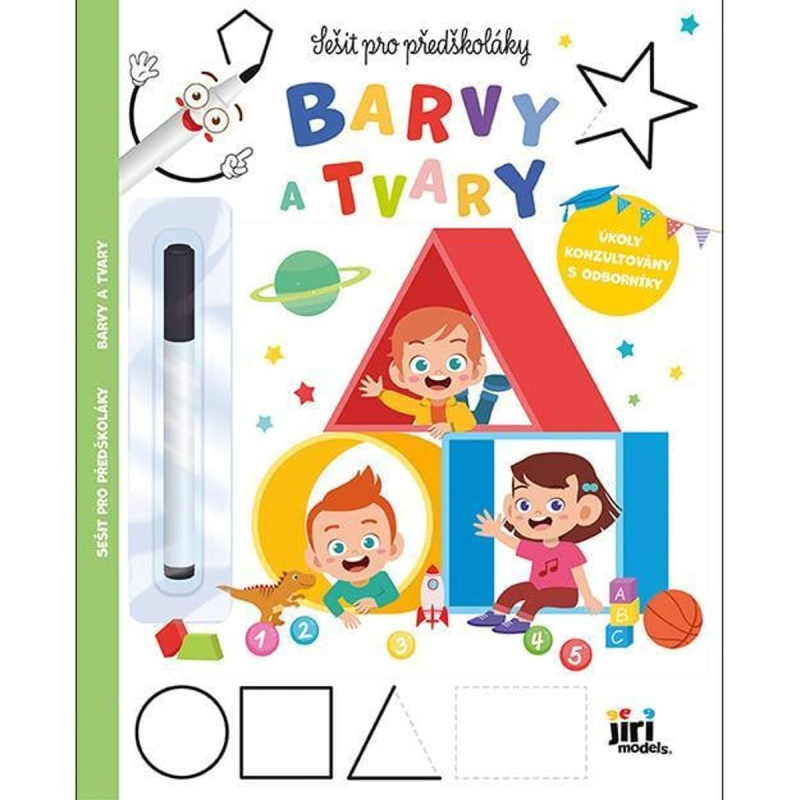 Sešit pro předškoláky Barvy a tvary
