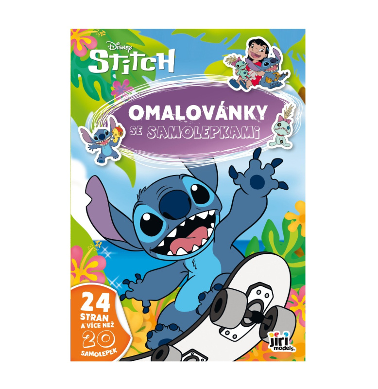 Omalovánka se samolepkami Lilo a Stitch