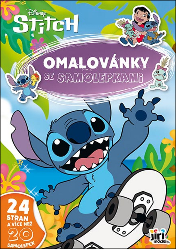 Omalovánka se samolepkami Lilo a Stitch