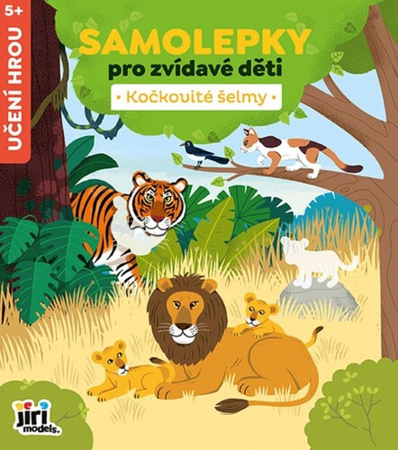 Samolepky pro zvídavé děti Kočkovité šelmy