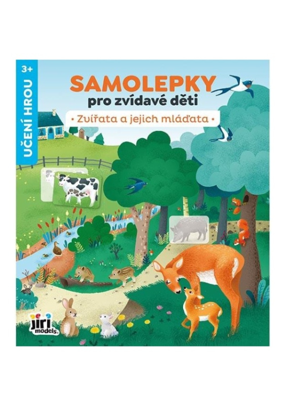 Samolepky pro zvídavé děti Zvířata a jejich mláďata