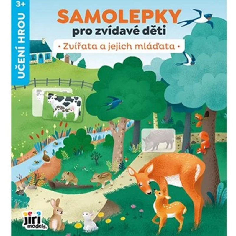 Samolepky pro zvídavé děti Zvířata a jejich mláďata