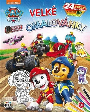 Velké omalovánky Tlapková patrola - kniha z kategorie Omalovánky, vystřihovánky, papír