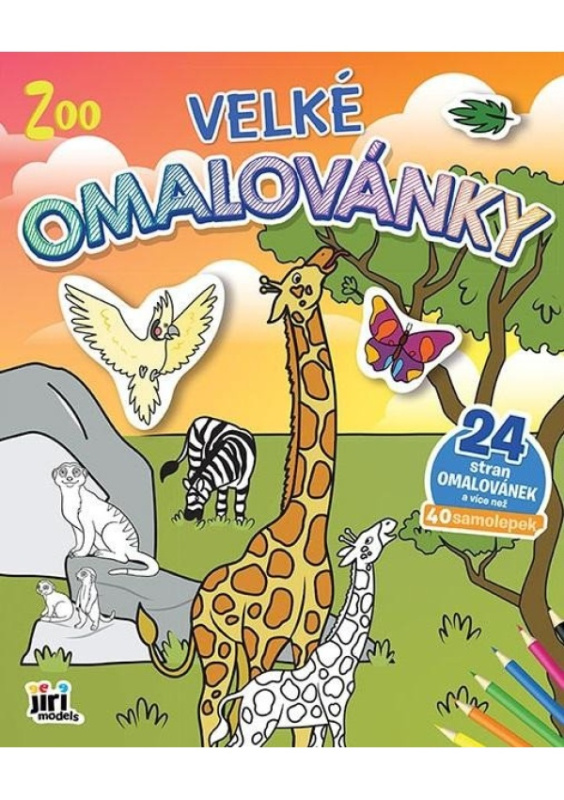 Velké omalovánky Zoo