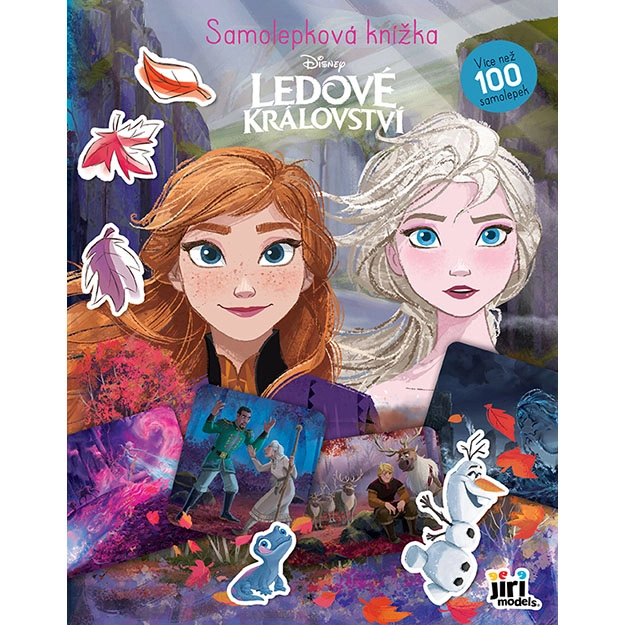Samolepková knížka - Ledové království/100 samolepek/