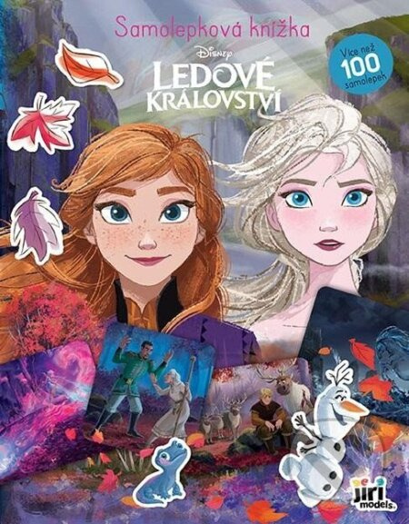 Samolepková knížka - Ledové království/100 samolepek/