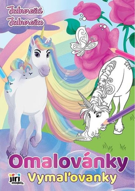 Omalovánka A4 Jednorožci