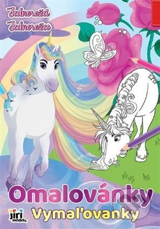 Omalovánka A4 Jednorožci
