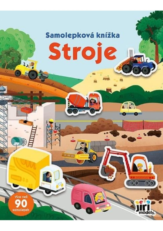 Samolepková knížka Stroje